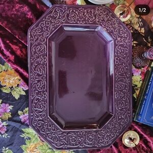 Purple Serving Platter